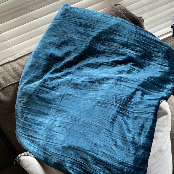 West Elm Crinkle Velvet Duvet - Picture 6 of 6